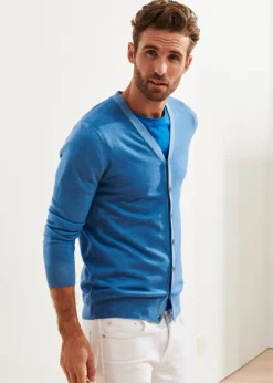 PATRICK ASSARAF Extra-Fine Merino Cardigan|Men Knitwear