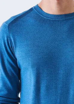 PATRICK ASSARAF Extra-Fine Merino Cold Dye Crewneck|Men Knitwear