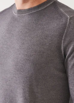 PATRICK ASSARAF Extra-Fine Merino Cold Dye Crewneck|Men Knitwear