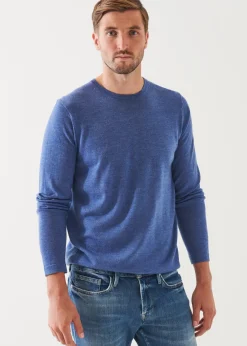PATRICK ASSARAF Extra-Fine Merino Crewneck|Men Knitwear