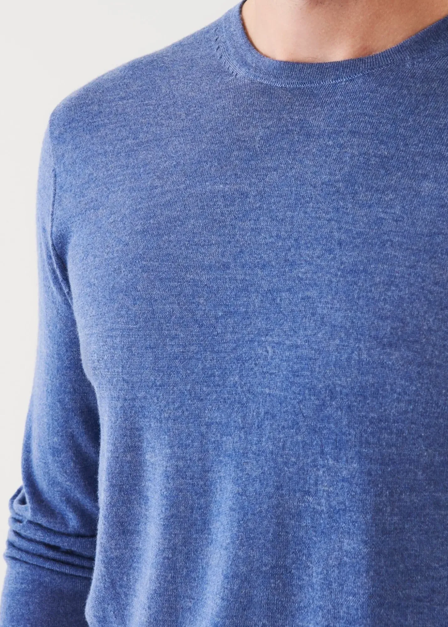 PATRICK ASSARAF Extra-Fine Merino Crewneck|Men Knitwear