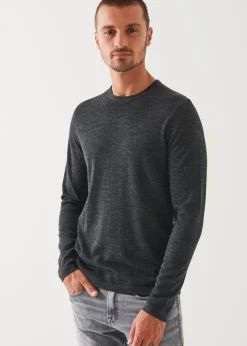 PATRICK ASSARAF Extra-Fine Merino Crewneck|Men Knitwear