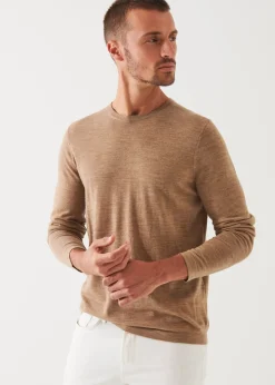 PATRICK ASSARAF Extra-Fine Merino Crewneck|Men Knitwear