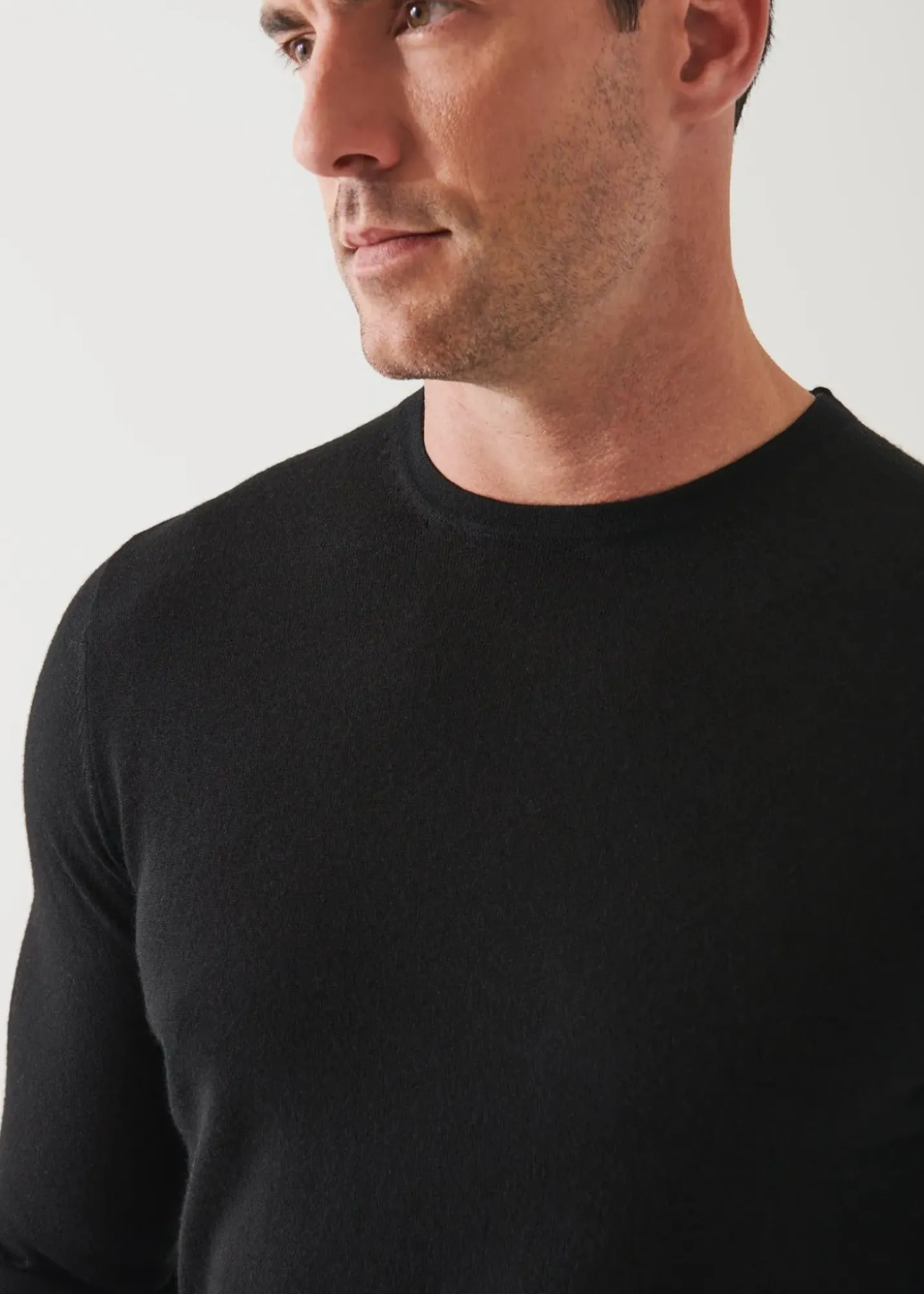 PATRICK ASSARAF Extra-Fine Merino Crewneck|Men Knitwear