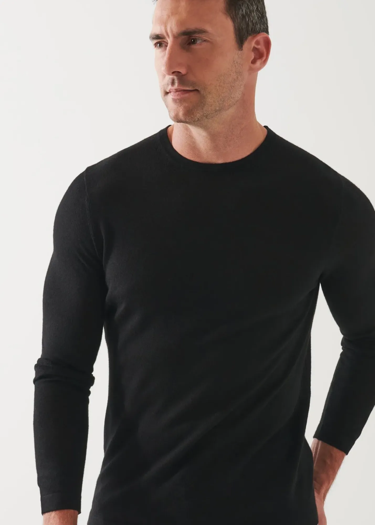 PATRICK ASSARAF Extra-Fine Merino Crewneck|Men Knitwear