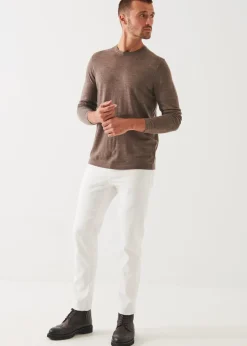 PATRICK ASSARAF Extra-Fine Merino Crewneck|Men Knitwear