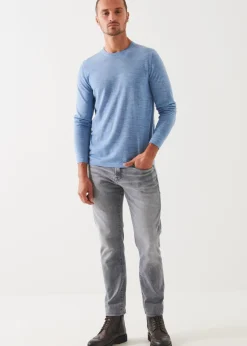 PATRICK ASSARAF Extra-Fine Merino Crewneck|Men Knitwear
