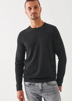 PATRICK ASSARAF Extra-Fine Merino Crewneck|Men Knitwear