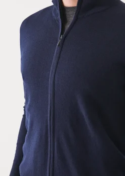 PATRICK ASSARAF Extra-Fine Merino Full Zip|Men Knitwear
