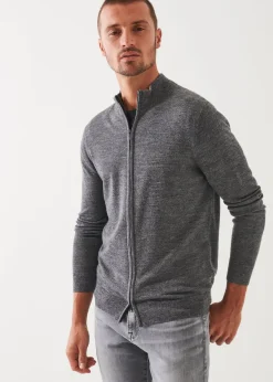 PATRICK ASSARAF Extra-Fine Merino Full Zip|Men Knitwear