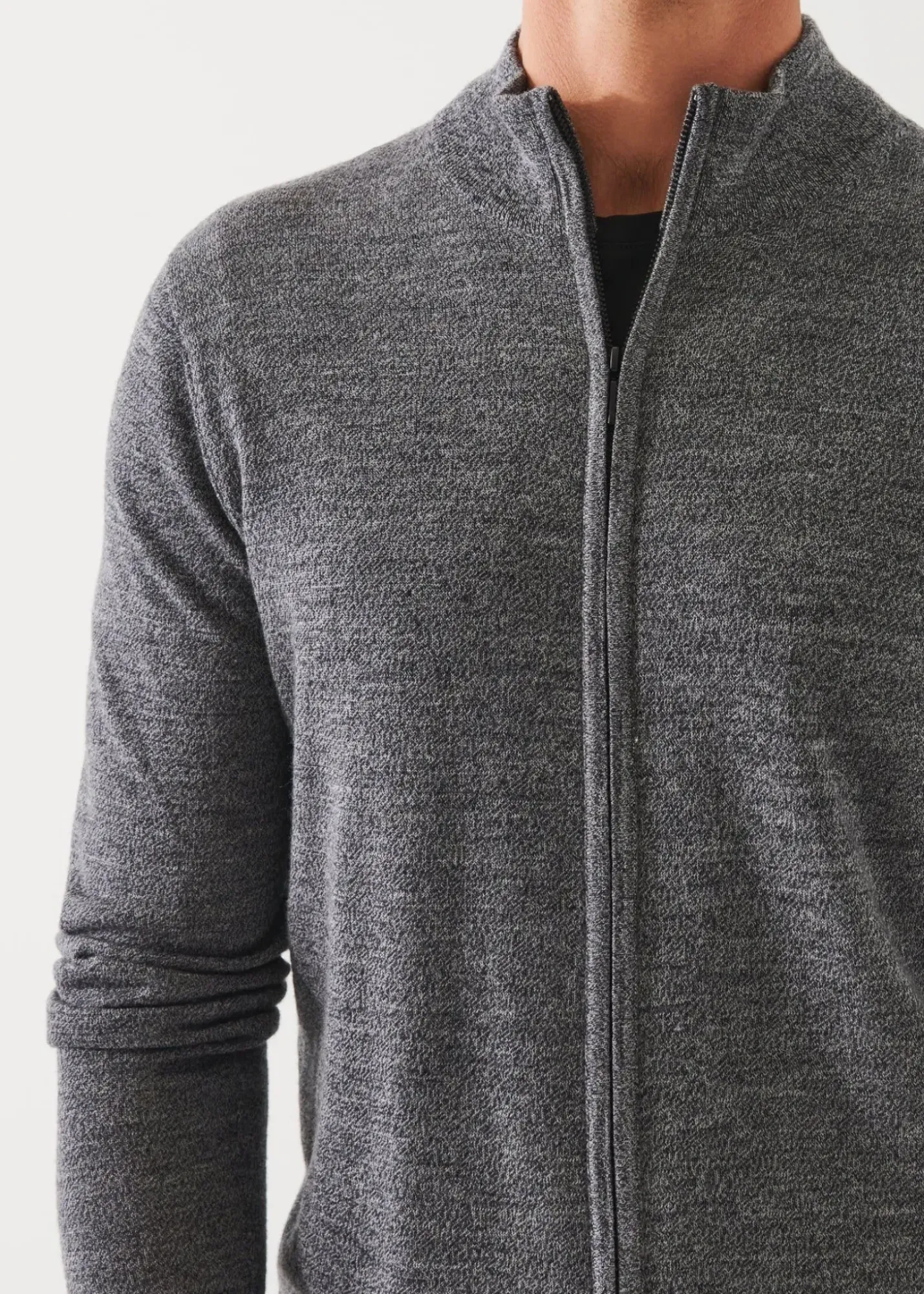 PATRICK ASSARAF Extra-Fine Merino Full Zip|Men Knitwear