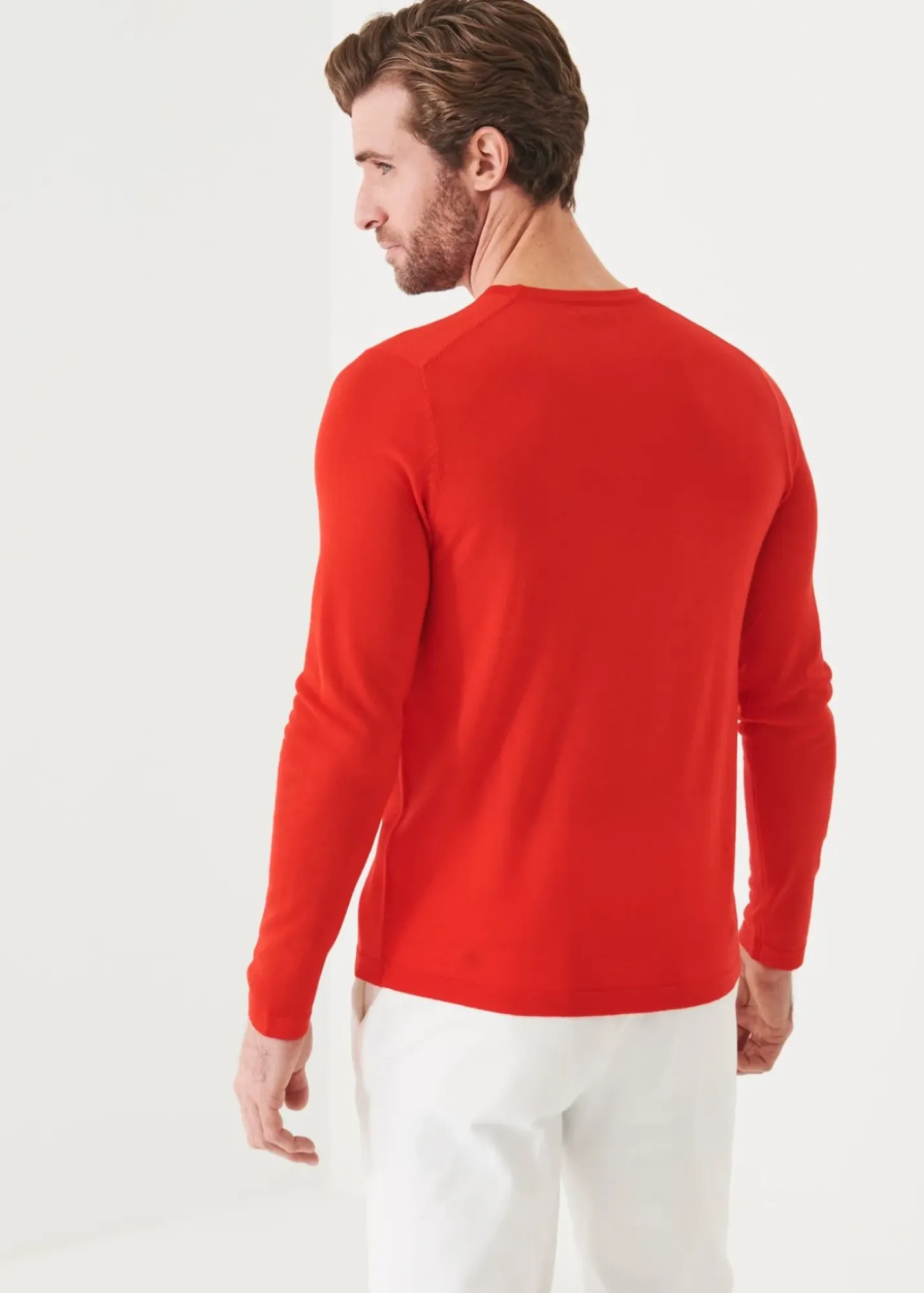 PATRICK ASSARAF Extra-Fine Merino Sweater|Men Knitwear