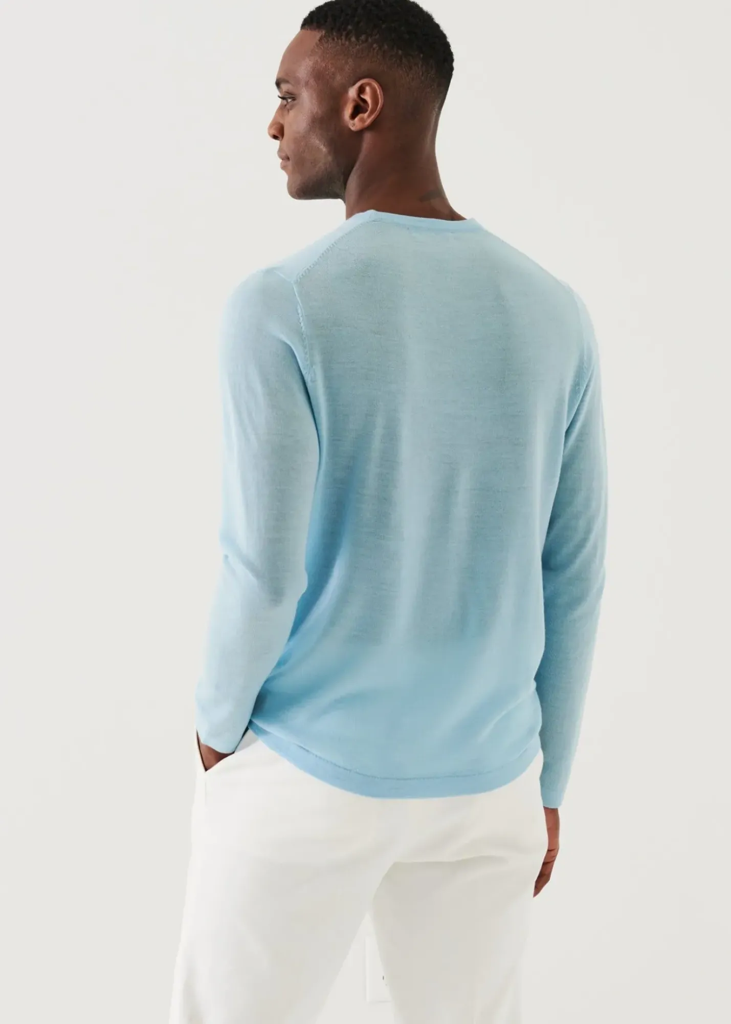 PATRICK ASSARAF Extra-Fine Merino Sweater|Men Knitwear