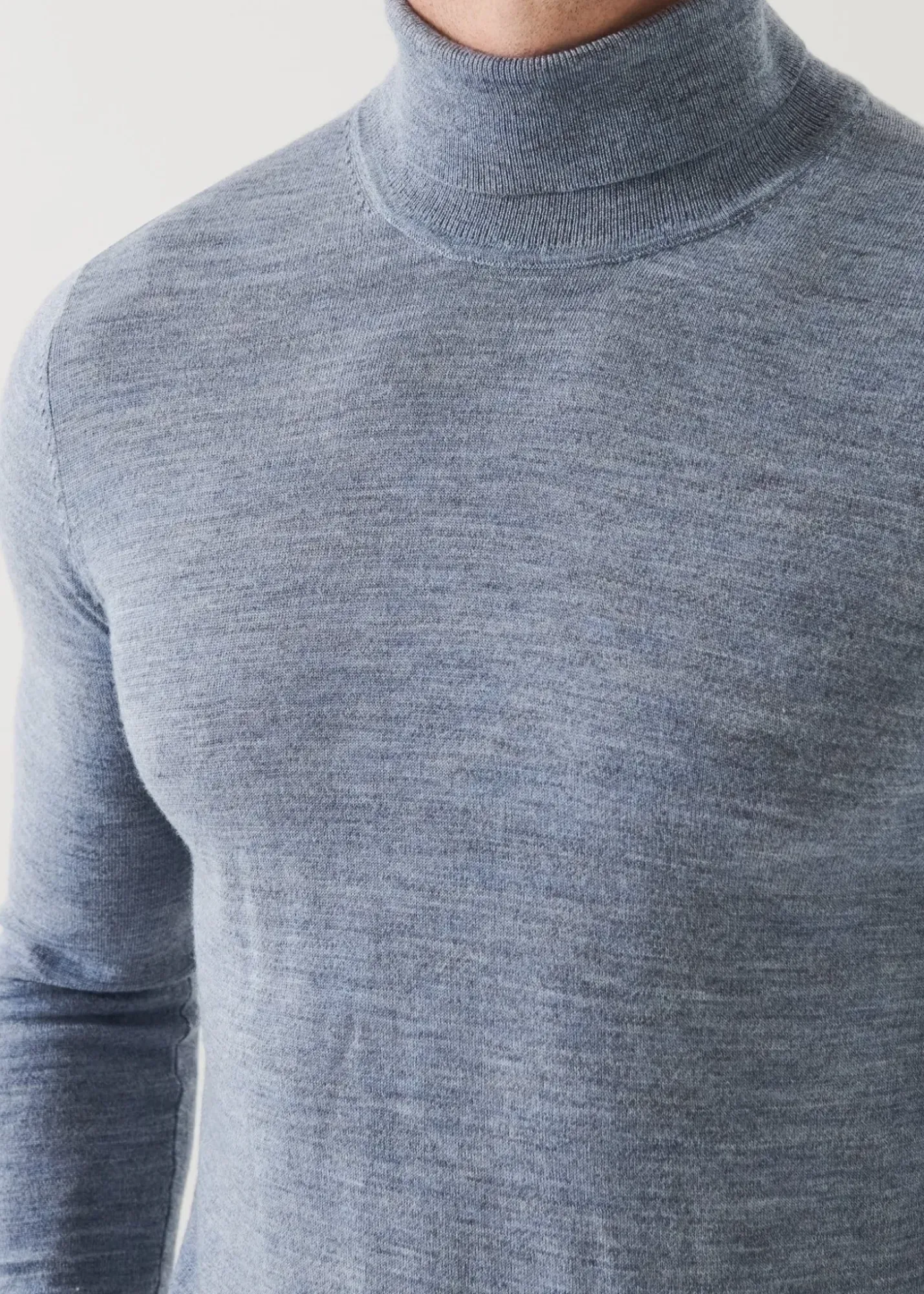 PATRICK ASSARAF Extra-Fine Merino Turtleneck|Men Knitwear