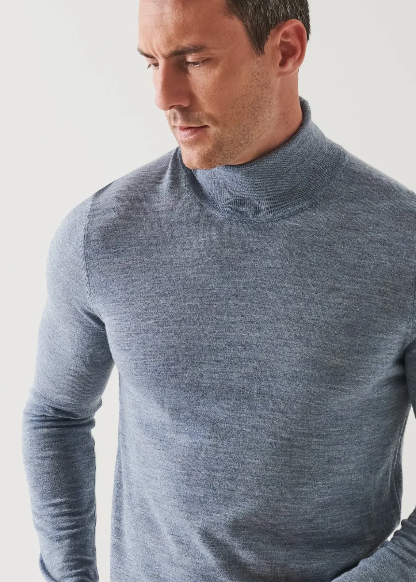 PATRICK ASSARAF Extra-Fine Merino Turtleneck|Men Knitwear