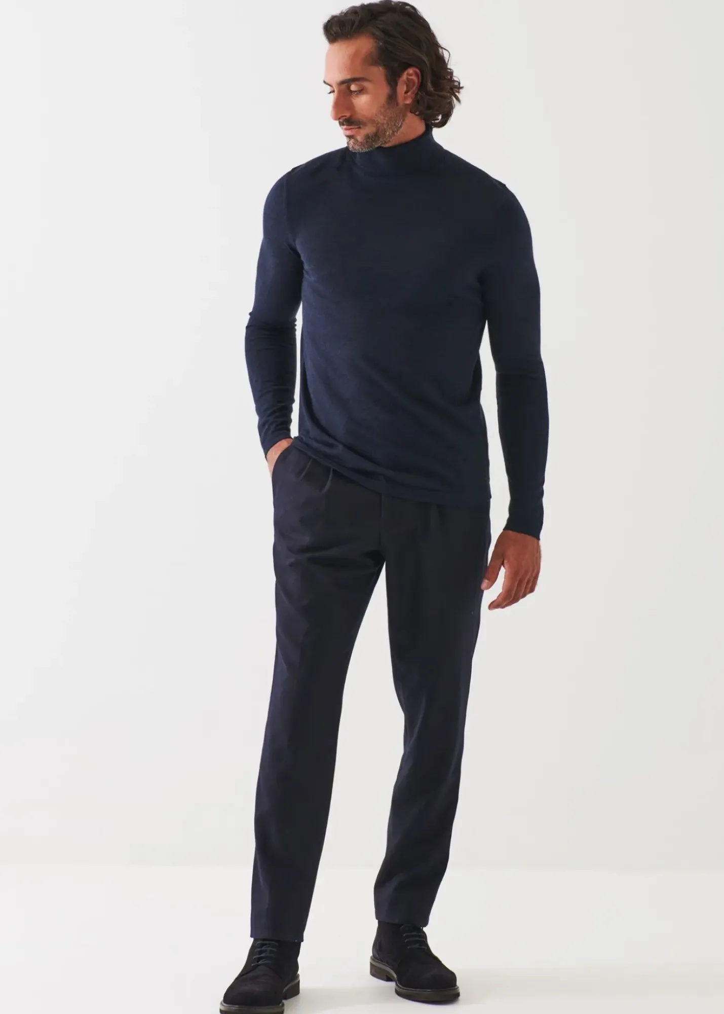 PATRICK ASSARAF Extra-Fine Merino Turtleneck|Men Knitwear
