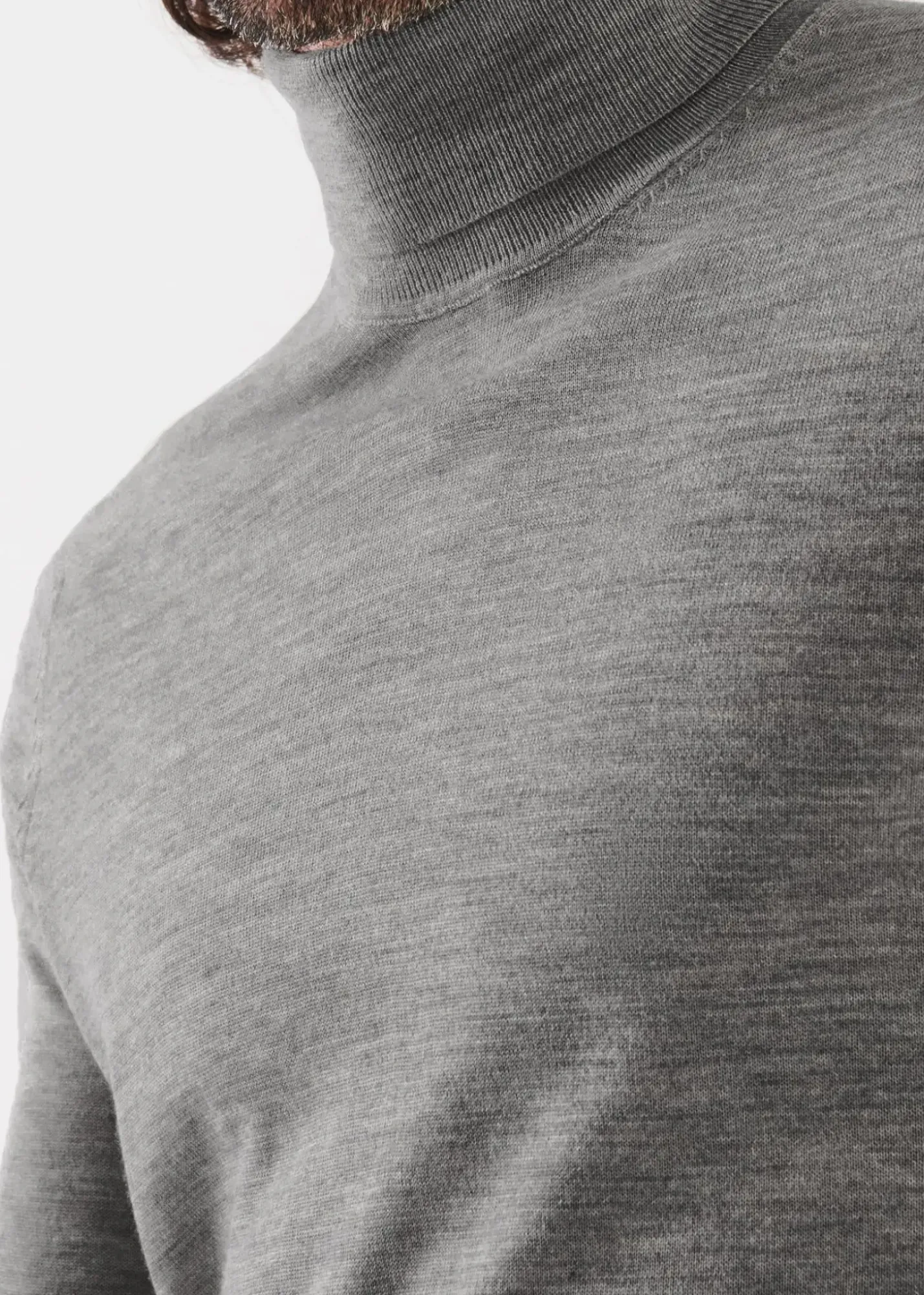PATRICK ASSARAF Extra-Fine Merino Turtleneck|Men Knitwear