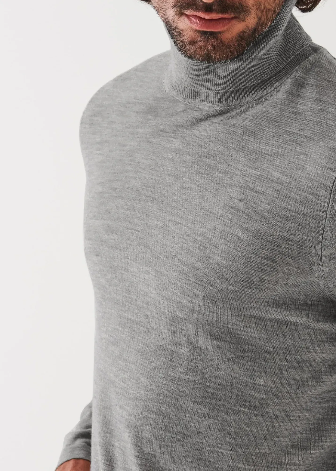 PATRICK ASSARAF Extra-Fine Merino Turtleneck|Men Knitwear