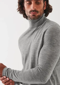 PATRICK ASSARAF Extra-Fine Merino Turtleneck|Men Knitwear