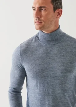 PATRICK ASSARAF Extra-Fine Merino Turtleneck|Men Knitwear