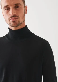 PATRICK ASSARAF Extra-Fine Merino Turtleneck|Men Knitwear