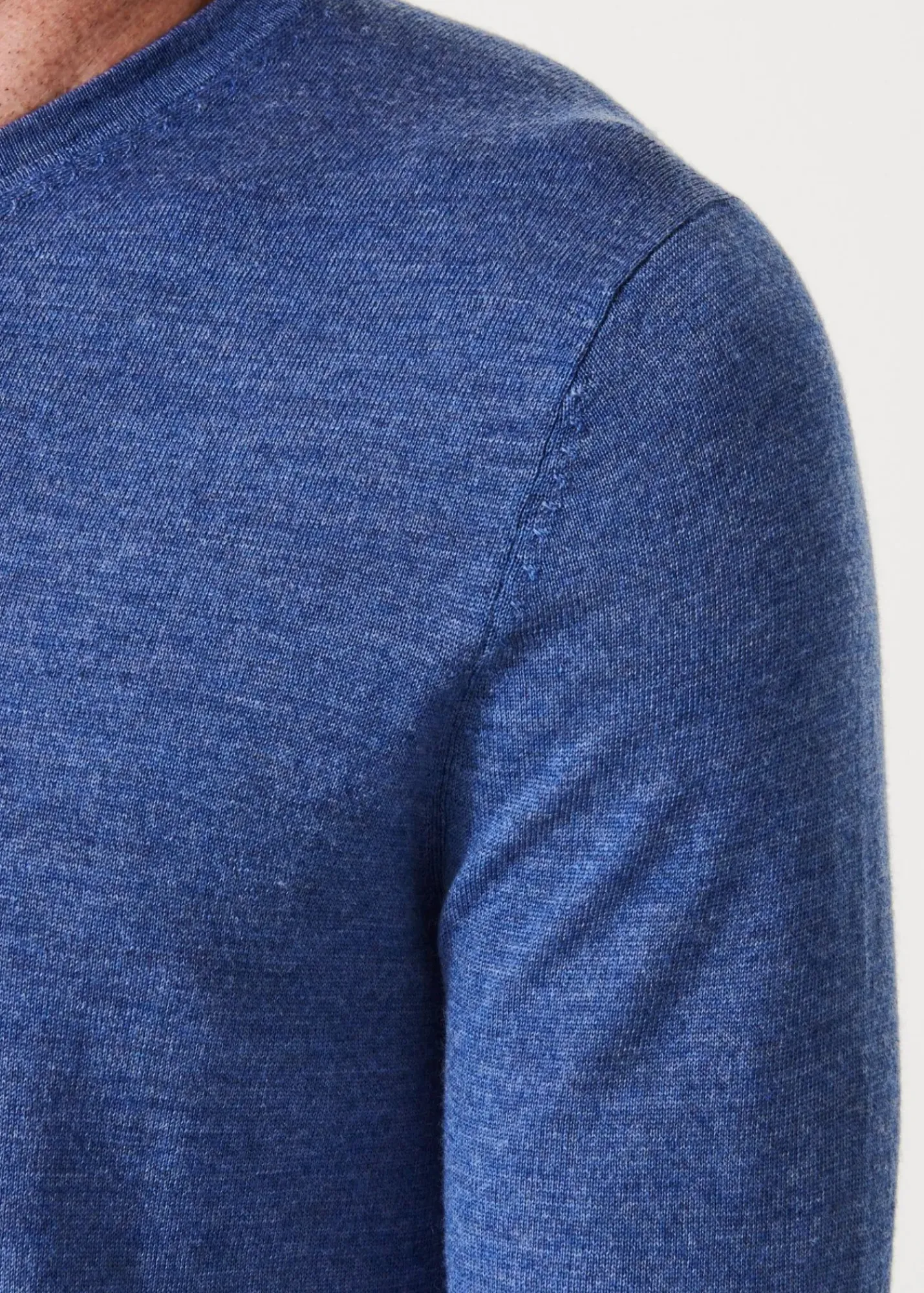 PATRICK ASSARAF Extra-Fine Merino V-Neck|Men Knitwear