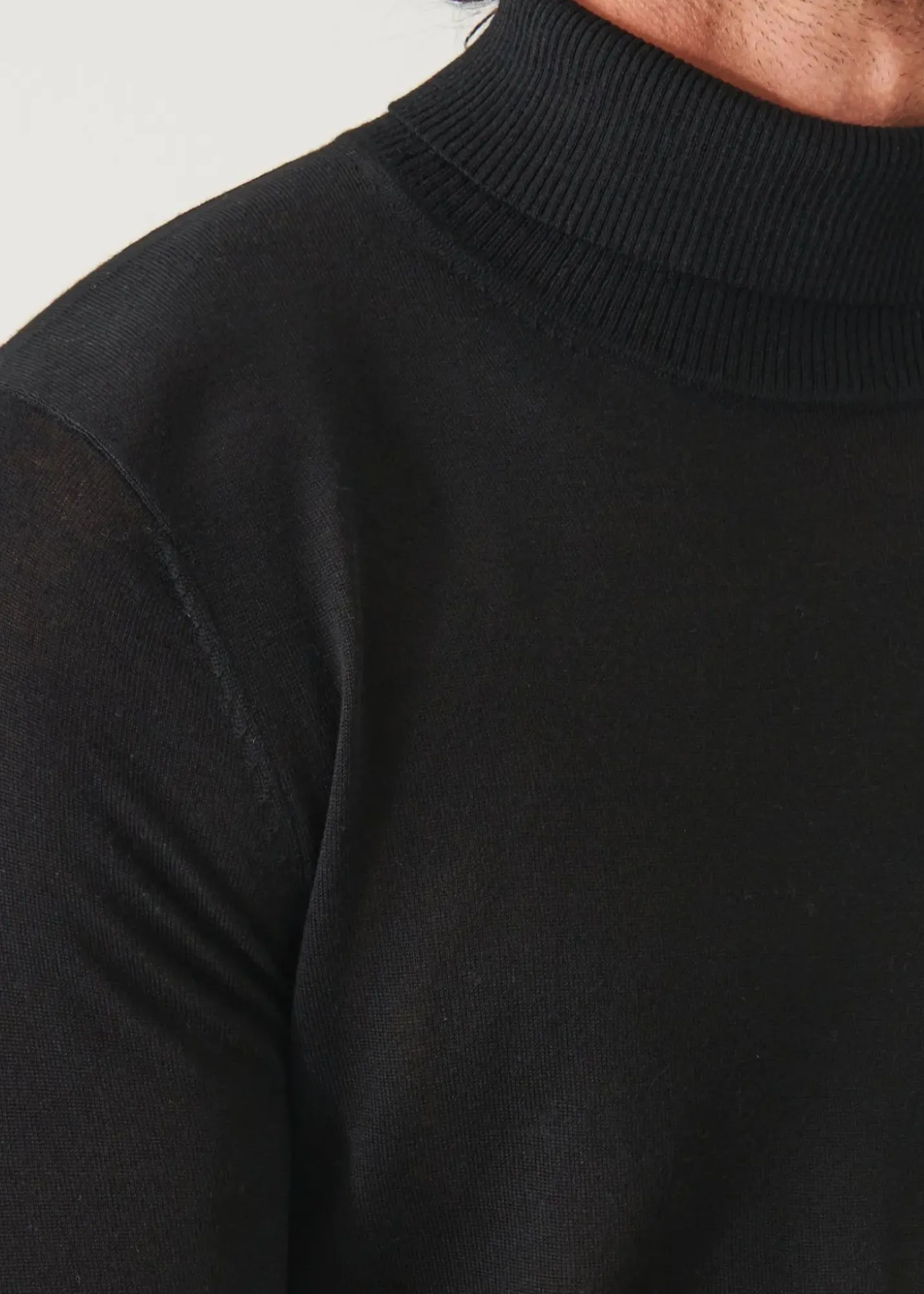 PATRICK ASSARAF Fine Gauge Merino Wool Turtleneck|Men Knitwear