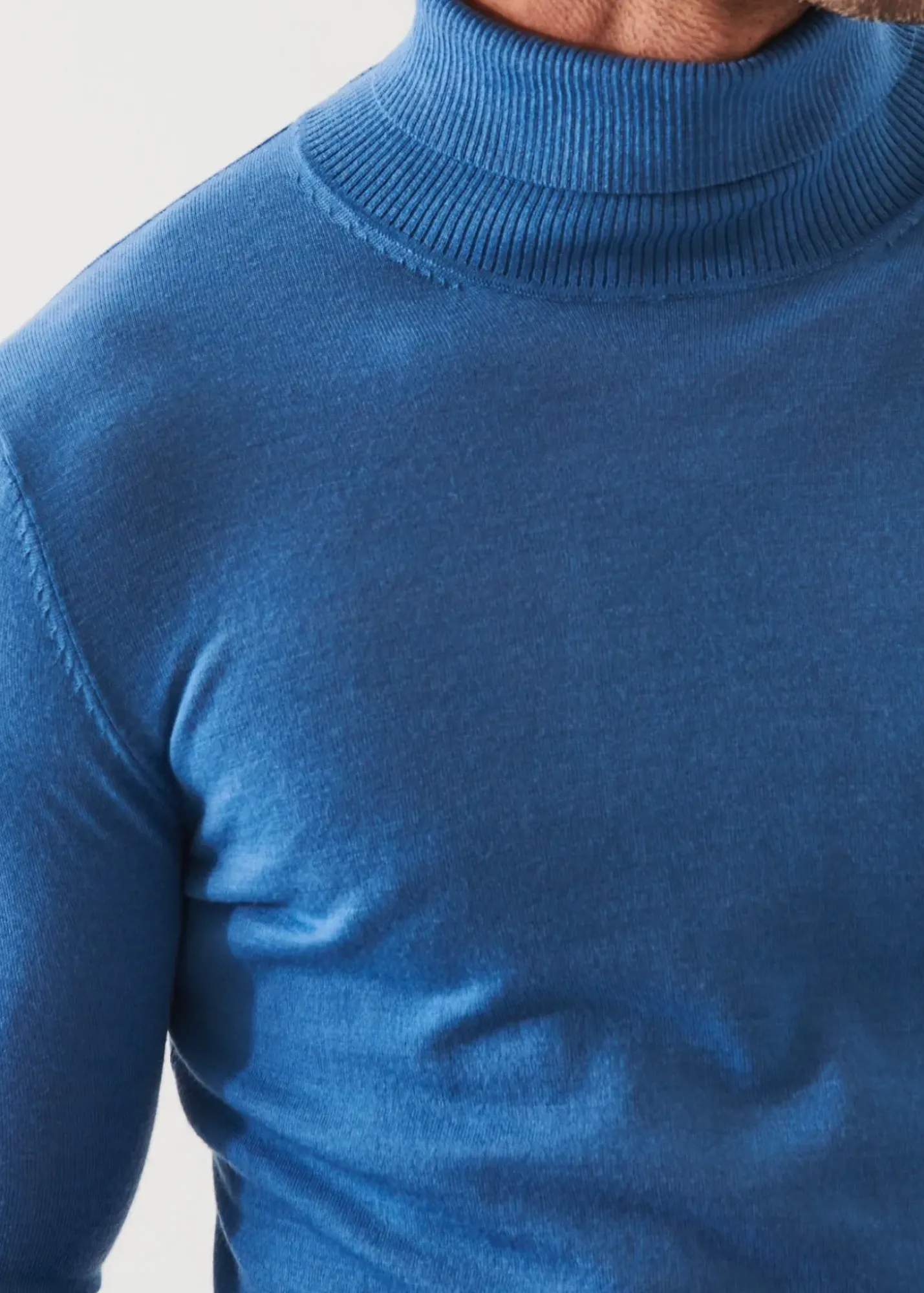 PATRICK ASSARAF Fine Gauge Merino Wool Turtleneck|Men Knitwear