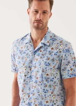 PATRICK ASSARAF Floral Print Camp Collar Shirt|Men Shirts