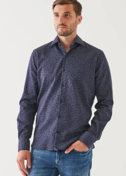 PATRICK ASSARAF Floral Print Cotton Shirt|Men Shirts