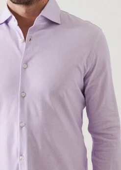 PATRICK ASSARAF Four-Flex Performance Long Sleeve Shirt|Men Shirts