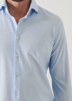 PATRICK ASSARAF Four-Flex Performance Long Sleeve Shirt|Men Shirts