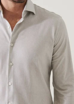 PATRICK ASSARAF Four-Flex Performance Long Sleeve Shirt|Men Shirts