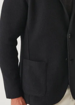 PATRICK ASSARAF Italian Cashmere Two-Button Blazer|Men Blazers