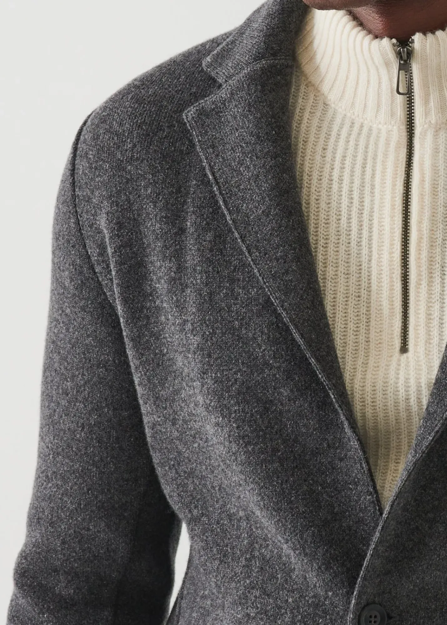 PATRICK ASSARAF Italian Cashmere Two-Button Blazer|Men Blazers