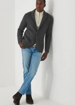 PATRICK ASSARAF Italian Cashmere Two-Button Blazer|Men Blazers
