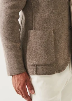 PATRICK ASSARAF Italian Cashmere Two-Button Blazer|Men Blazers