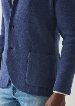 PATRICK ASSARAF Italian Cashmere Two-Button Blazer|Men Blazers