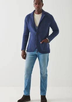PATRICK ASSARAF Italian Cashmere Two-Button Blazer|Men Blazers