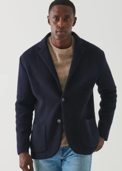 PATRICK ASSARAF Italian Cashmere Two-Button Blazer|Men Blazers