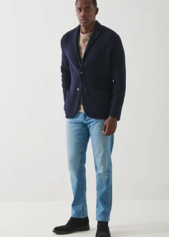 PATRICK ASSARAF Italian Cashmere Two-Button Blazer|Men Blazers