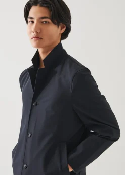 PATRICK ASSARAF Italian Nylon Trench Coat|Men Outerwear