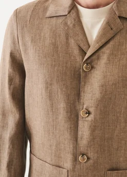PATRICK ASSARAF Italian One Pocket Shirt Jacket|Men Shirt Jackets