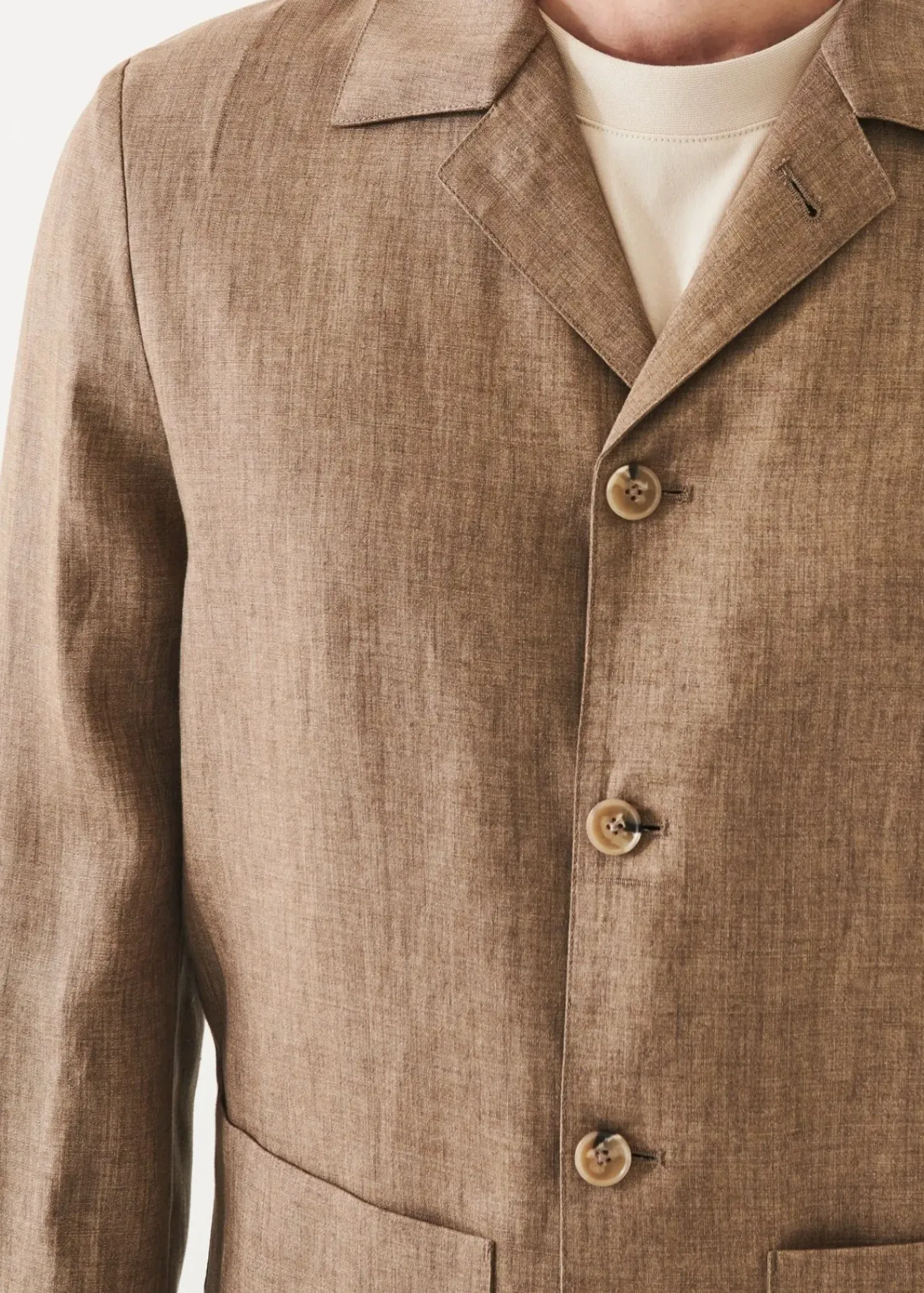 PATRICK ASSARAF Italian One Pocket Shirt Jacket|Men Shirt Jackets