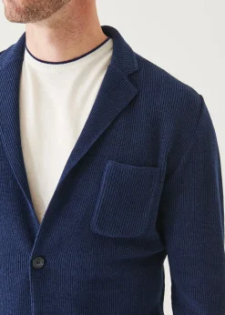 PATRICK ASSARAF Knit Blazer|Men Blazers