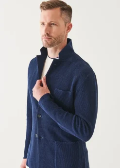 PATRICK ASSARAF Knit Blazer|Men Blazers