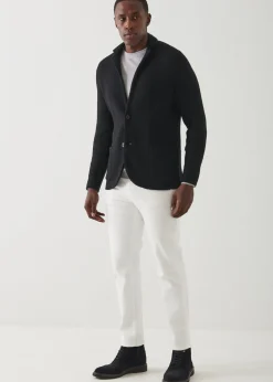 PATRICK ASSARAF Knit Sweater Jacket|Men Blazers