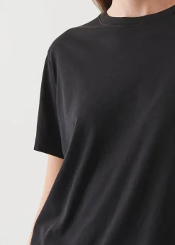 PATRICK ASSARAF Lightweight Pima Cotton Boyfriend T-Shirt|Women T-Shirts
