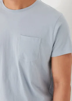 PATRICK ASSARAF Lightweight Pima Cotton Pocket T-Shirt|Men T-Shirts