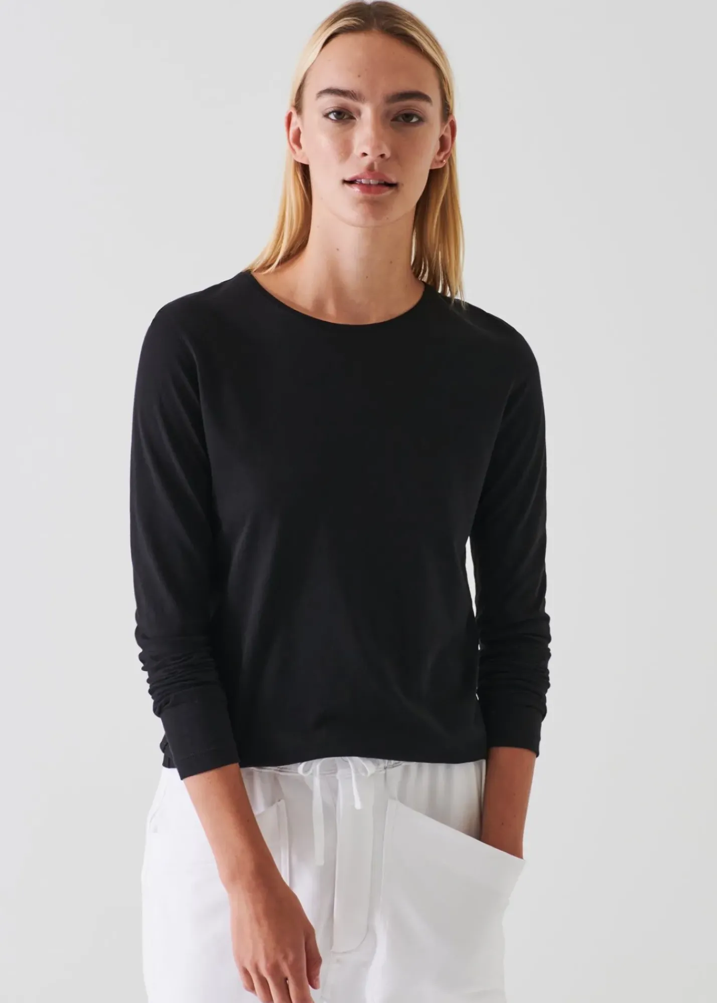 PATRICK ASSARAF Lightweight Pima Cotton T-Shirt|Women T-Shirts